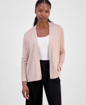 Anne Klein Essentials - Petite Chatham Open-Front Cardigan