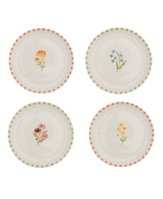 Floral Salad Plates, Set of 4, Exclusively at Macy's image
