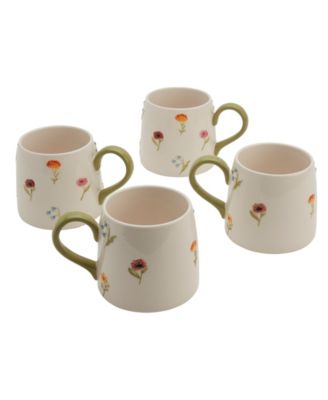 Floral Mugs, Set of 4, Exclusively at Macy's image