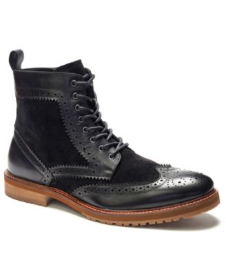 A. Veer - Men's Langston Wingtip Slip-On Boots
