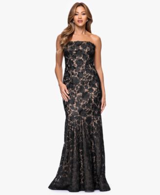 XSCAPE - Women's Strapless Long Dress