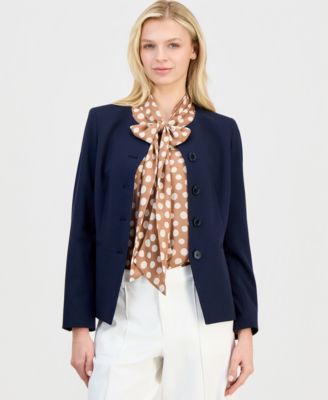 Tahari ASL - Petite Collarless Blazer