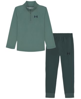 Under Armour - Boys' 2T-7 Zip Tech Pull-On Top and Jogger Pants, 2-Piece Set