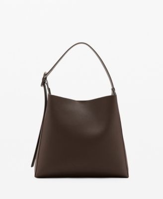 MANGO - Women's Buckle Shopper Bag