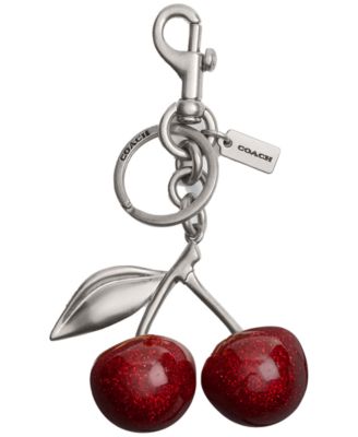 COACH - Gold-Tone Red Cherry Bag Charm