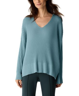 Eileen Fisher - Women's V-Neck Pull-On Sweater