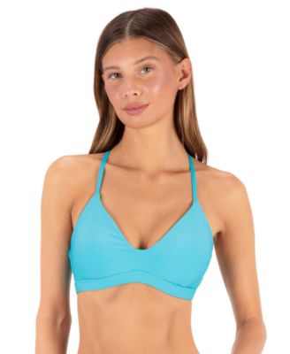 Hurley - Juniors' Tie-Back Bralette Bikini Top