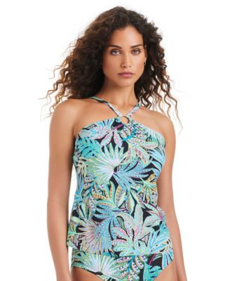 Beyond Control - Women's High-Neck Tankini Top