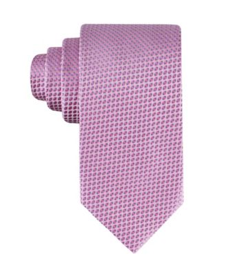 Tommy Hilfiger - Men's Hans Micro Geometric Motif Pattern Tie