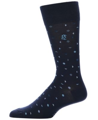 Perry Ellis Portfolio - Men's Modern Dot Patterned Luxury Socks