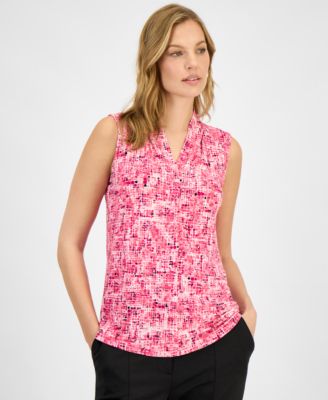 Kasper - Women's Printed Sleeveless Top