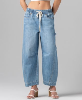 BLANK NYC - Women's Pull-On Barrel Jeans