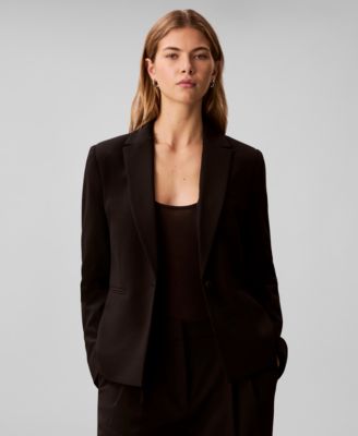Calvin Klein - Women's Slim Notch Lapel Blazer