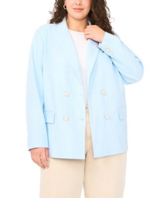 Vince Camuto - Plus Size Double Breasted Flap Pocket Blazer