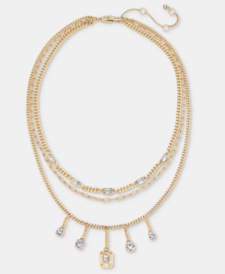 KARL LAGERFELD PARIS - Stone Multi-Row Necklace