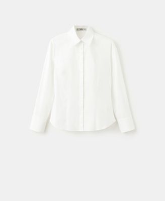 MANGO - Women's Slim-Fit Poplin Shirt
