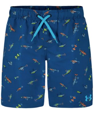 Under Armour - Boys' 8-20 Patterned Printed Swim Trunks