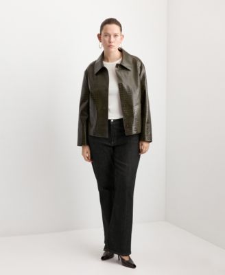 MANGO - Women's Mid-Rise Flared Jeans