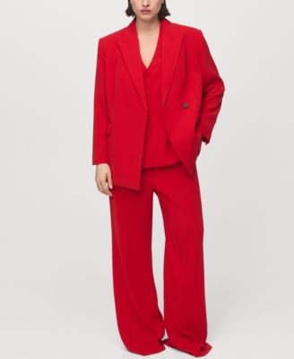 MANGO - Women's High-Waist Suits Trousers