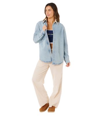 Rip Curl - Women's Surf Side Relaxed Collared Denim Jacket