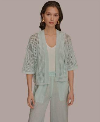 Donna Karan Weekend - Women's Open-Front Cardigan