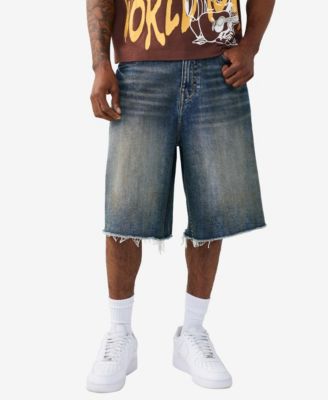 True Religion - Men's Regular Fit Hem Shorts