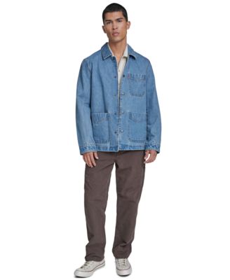 Levi's - Men's Three-Pocket Zippered Chore Denim Jacket