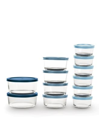 Art & Cook - Glass Containers 24-Pc. Food Storage Set