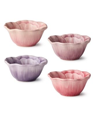 Wildflowers Floral Ice Cream Bowls, Set of 4 image