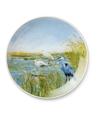 Coastal Birds Round Platter image