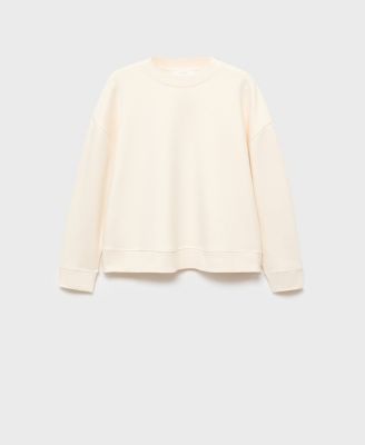 MANGO - Women's Fluid Cotton Sweatshirt