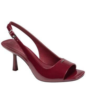 DKNY - Women's Niarsa Slingback Heel Square Toe Sandals