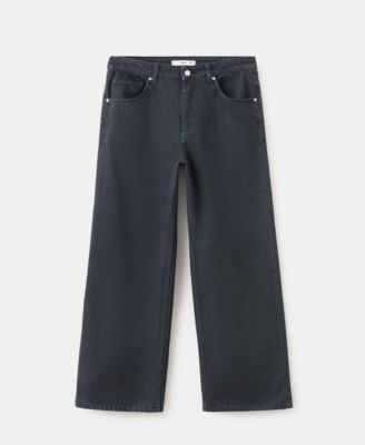 MANGO - Women's Mid-Rise Straight Jeans