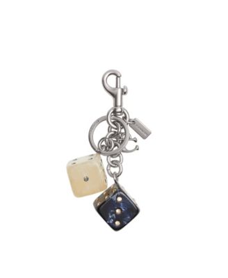 COACH - Resin Split Key Dice Bag Charm