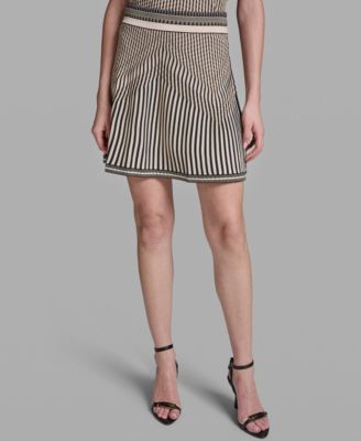 BCBG - Women's Mix Pattern Sweater Skirt