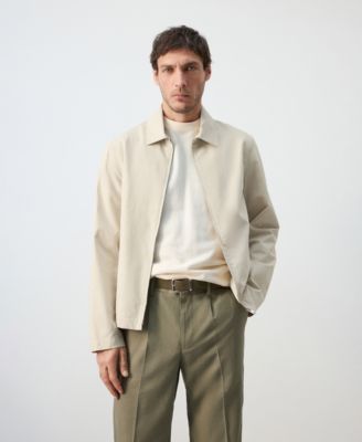 MANGO - Men's Lightweight Cotton Lyocell Jacket