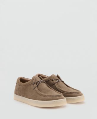 MANGO - Men's Suede Nautical Shoes