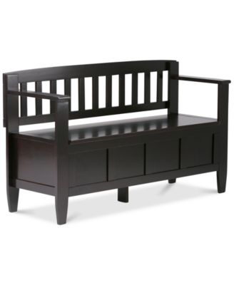 Simpli Home - Entryway Bench, Direct Ship