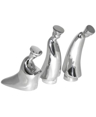 Nambe Nativity 3 Wise Men Figurines image