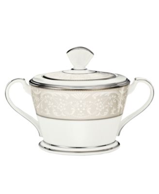 Noritake - "Silver Palace" Sugar Bowl with Lid