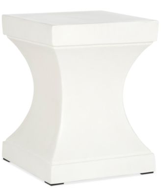Safavieh - Almer Outdoor Accent Table, Quick Ship