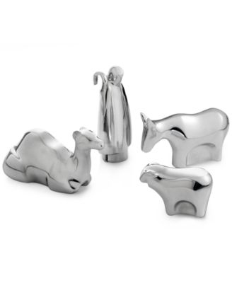 Nativity Shepherd & Animals Figurines, Set of 4 image