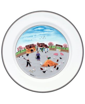 Design Naif Dinner Plate, Country Yard image
