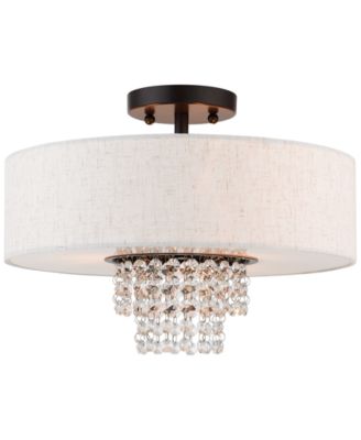 Livex - Carlisle 3-Light Semi-Flush Mount