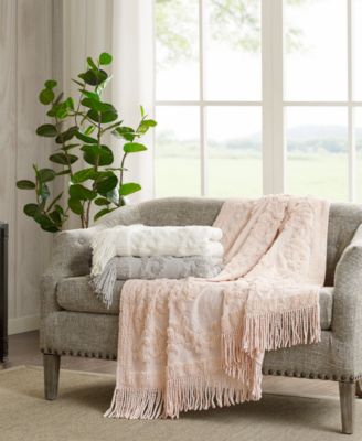 Madison Park - Chloe Cotton 50" x 60" Tufted-Chenille Throw