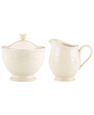 Dinnerware, French Perle Sugar and Creamer Set image
