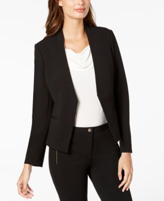 Calvin Klein - Petite Asymmetrical-Front Blazer