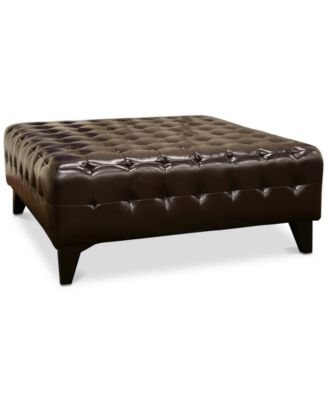 Furniture - Machie Square Ottoman, Quick Ship