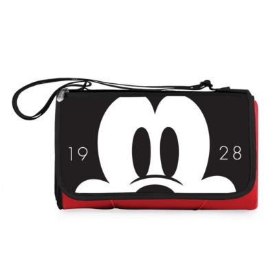 Disney - Mickey Mouse Button Eye Blanket Tote Outdoor Picnic Blanket