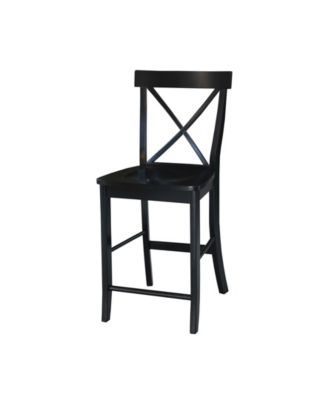 International Concepts - X-Back Counterheight Stool - 24" Seat Height